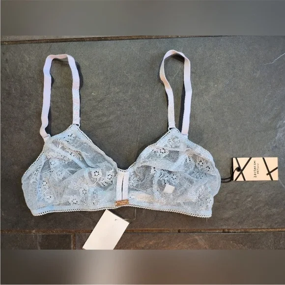 NWT Revolve Daydream Nation Secrets Keyhole Bralette in Powder Blue XS or Small